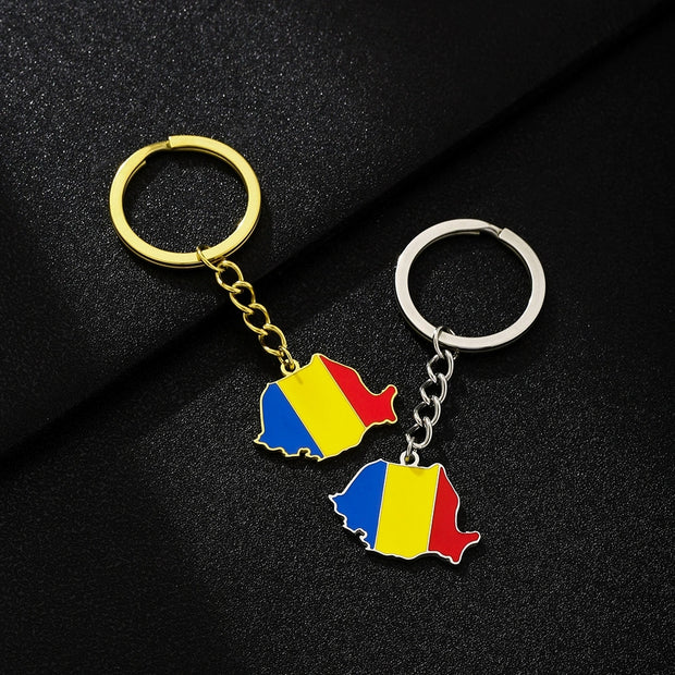 Romania Keychain