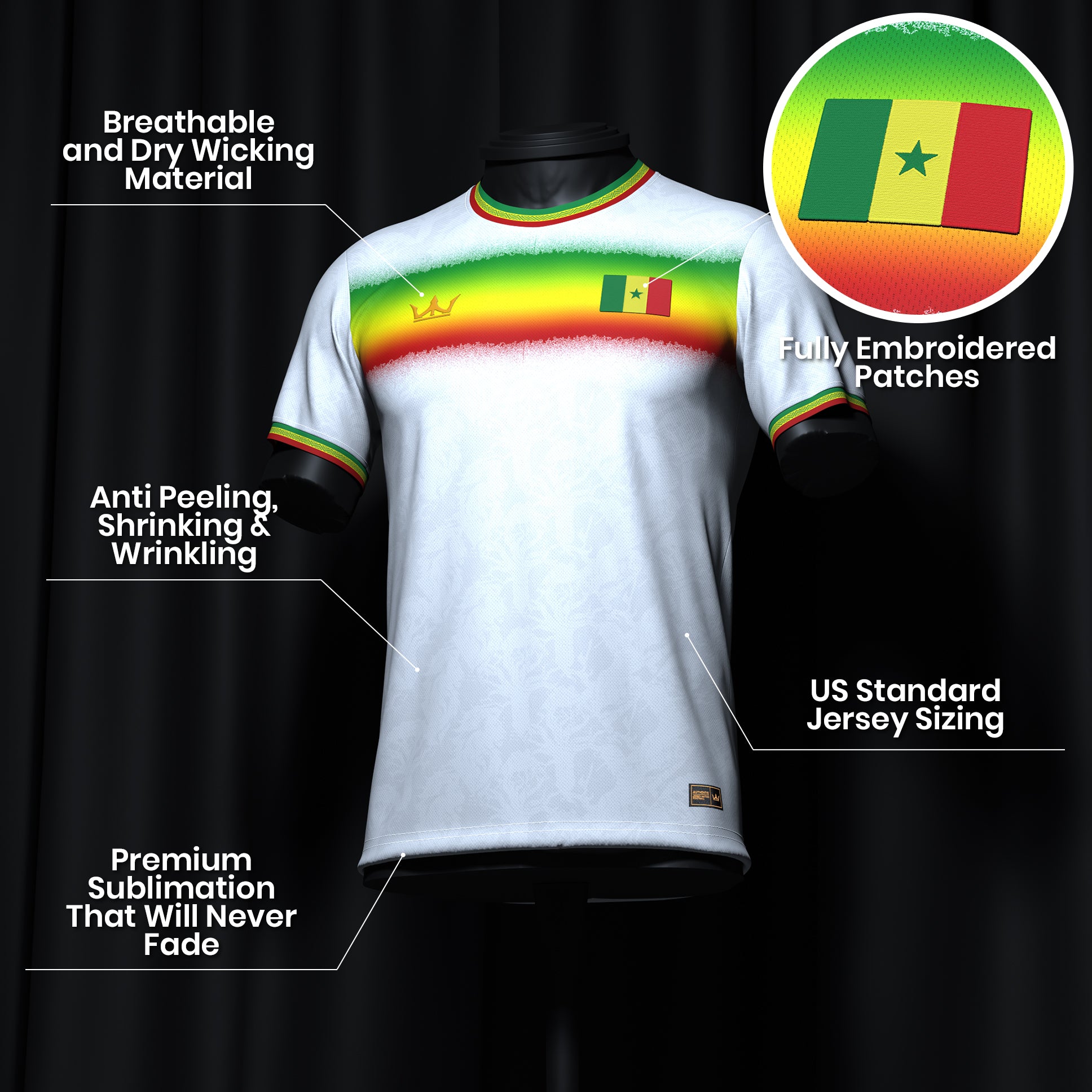 Senegal Heritage Custom Football Jersey
