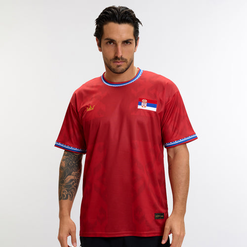 Serbia Heritage Custom Football Jersey
