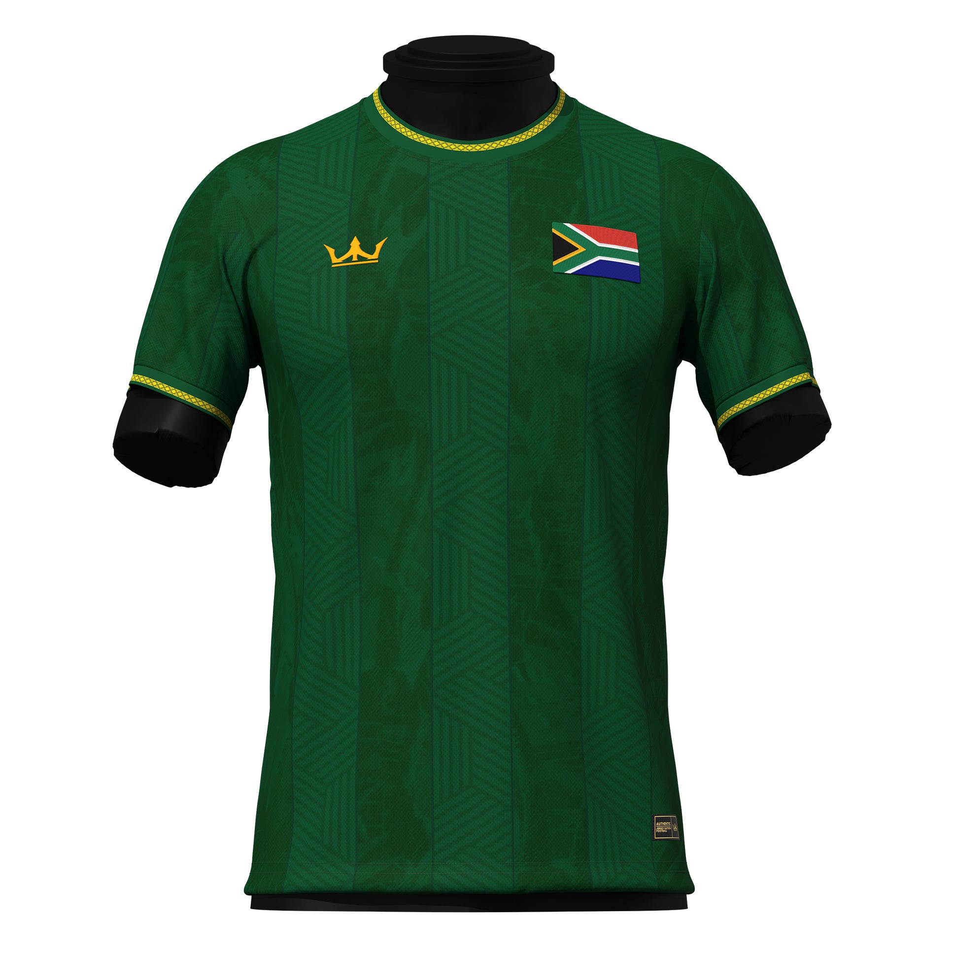South Africa Heritage Custom Football Jersey Green Soccer World Shirt
