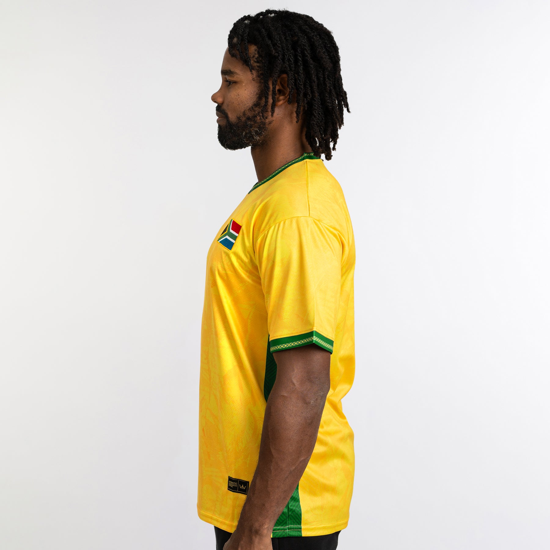 South Africa Heritage Custom Football Jersey Soccer Shirt World Yellow