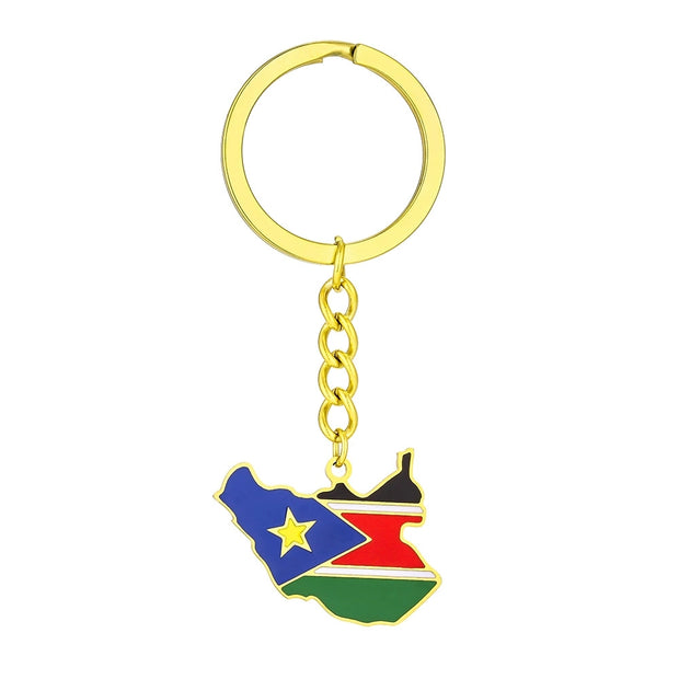 South Sudan Keychain