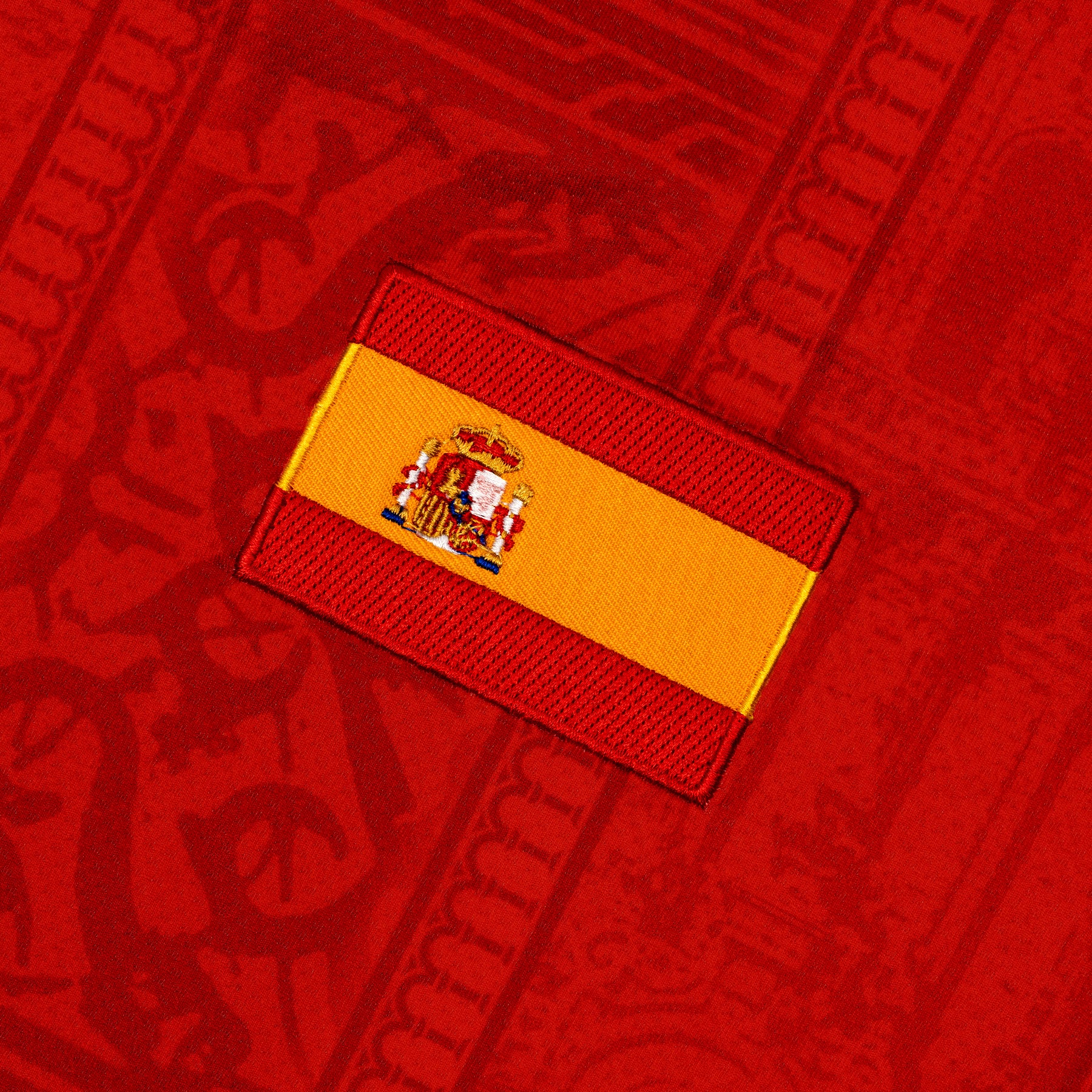 Spain Heritage Retro Custom Football Jersey Stitched Flag World Soccer Shirt Spanish