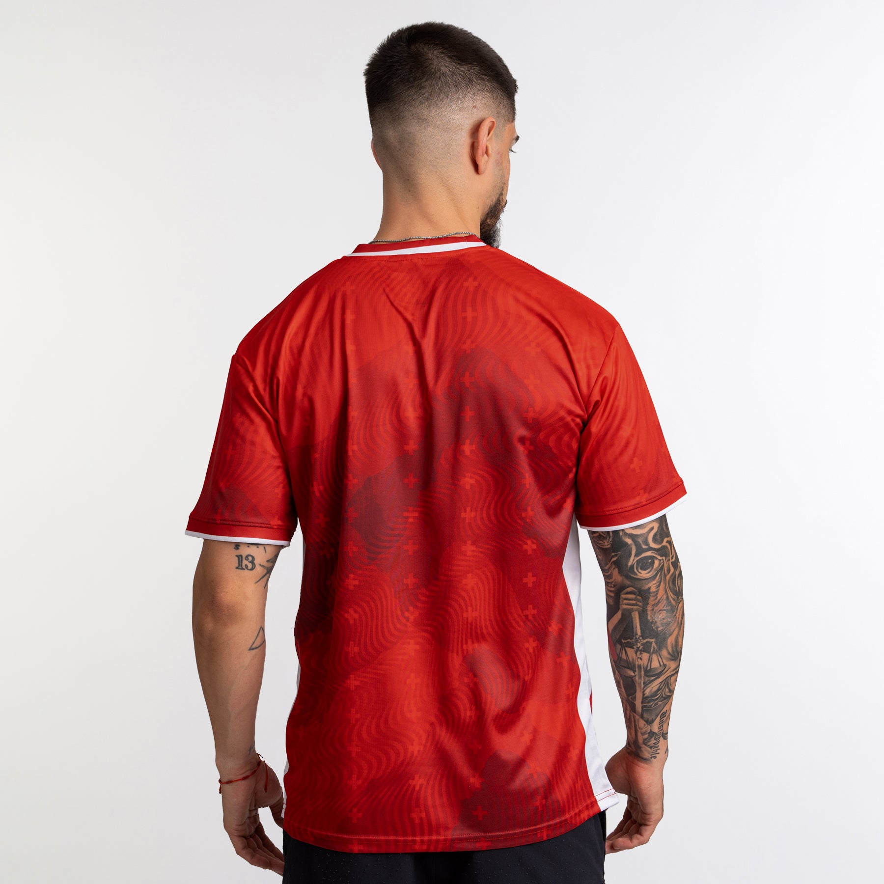 Switzerland Heritage Custom Football Jersey Soccer Shirt World