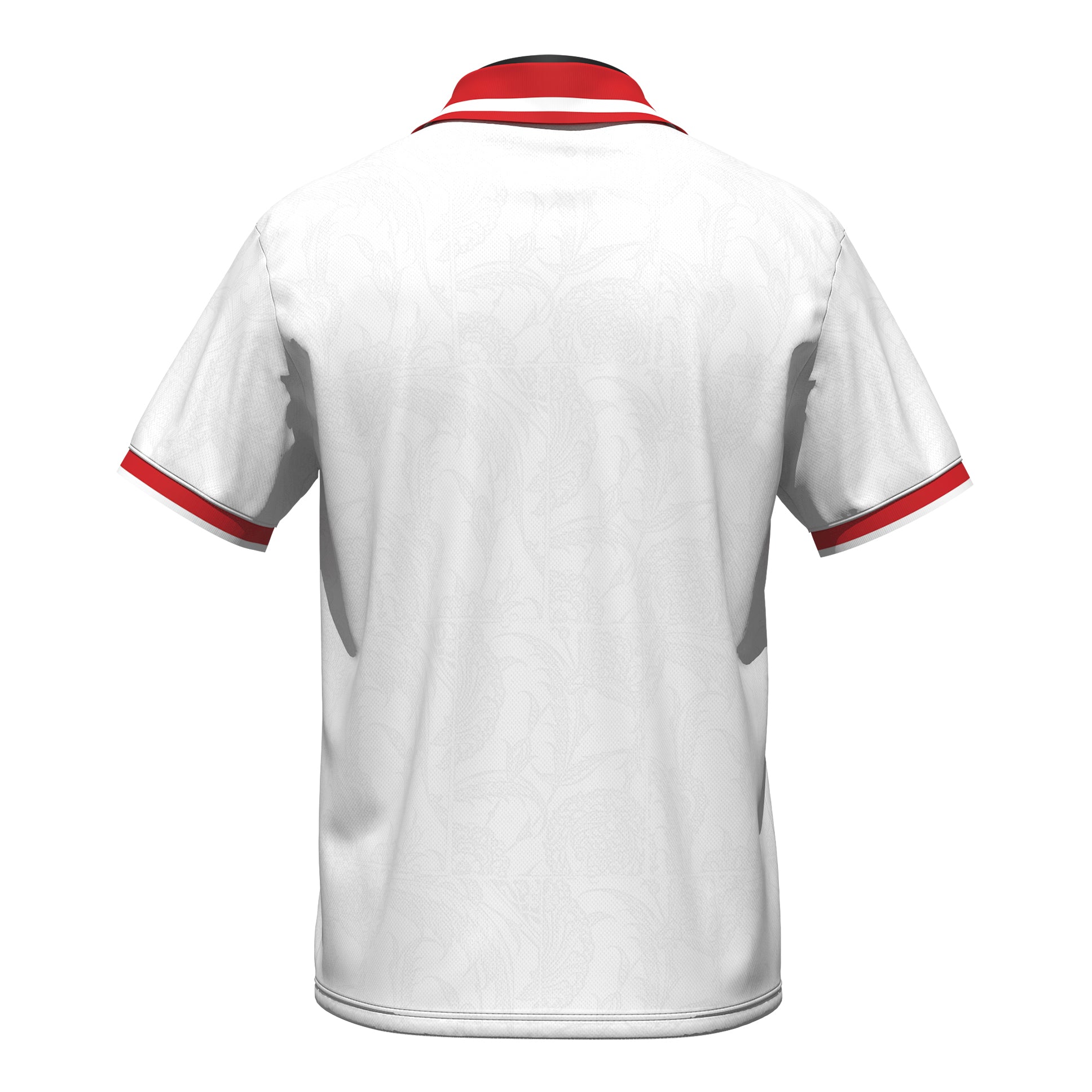 Türkiye Heritage Retro Custom White Football Jersey Back