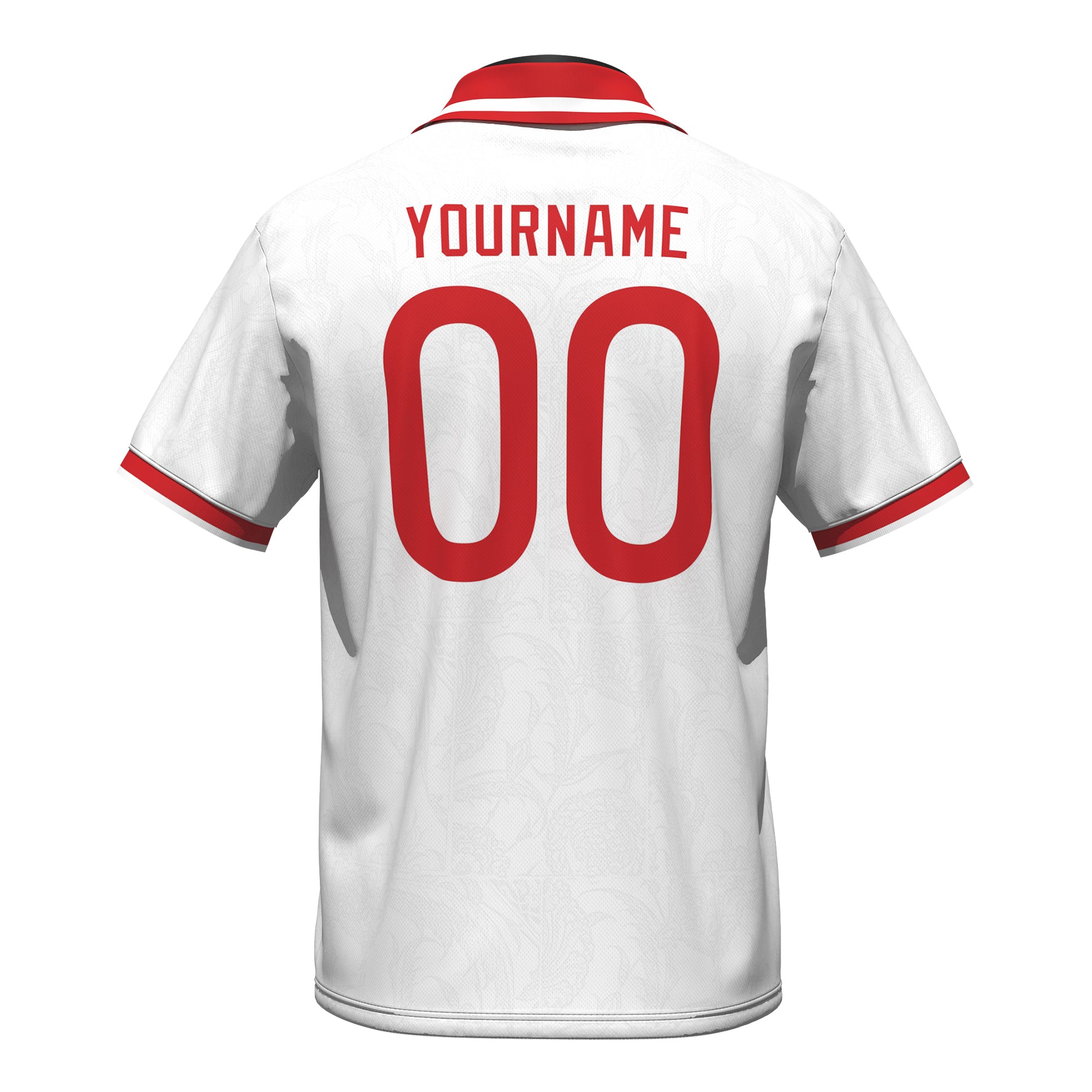 Türkiye Heritage Retro Custom White Football Jersey Back Customized