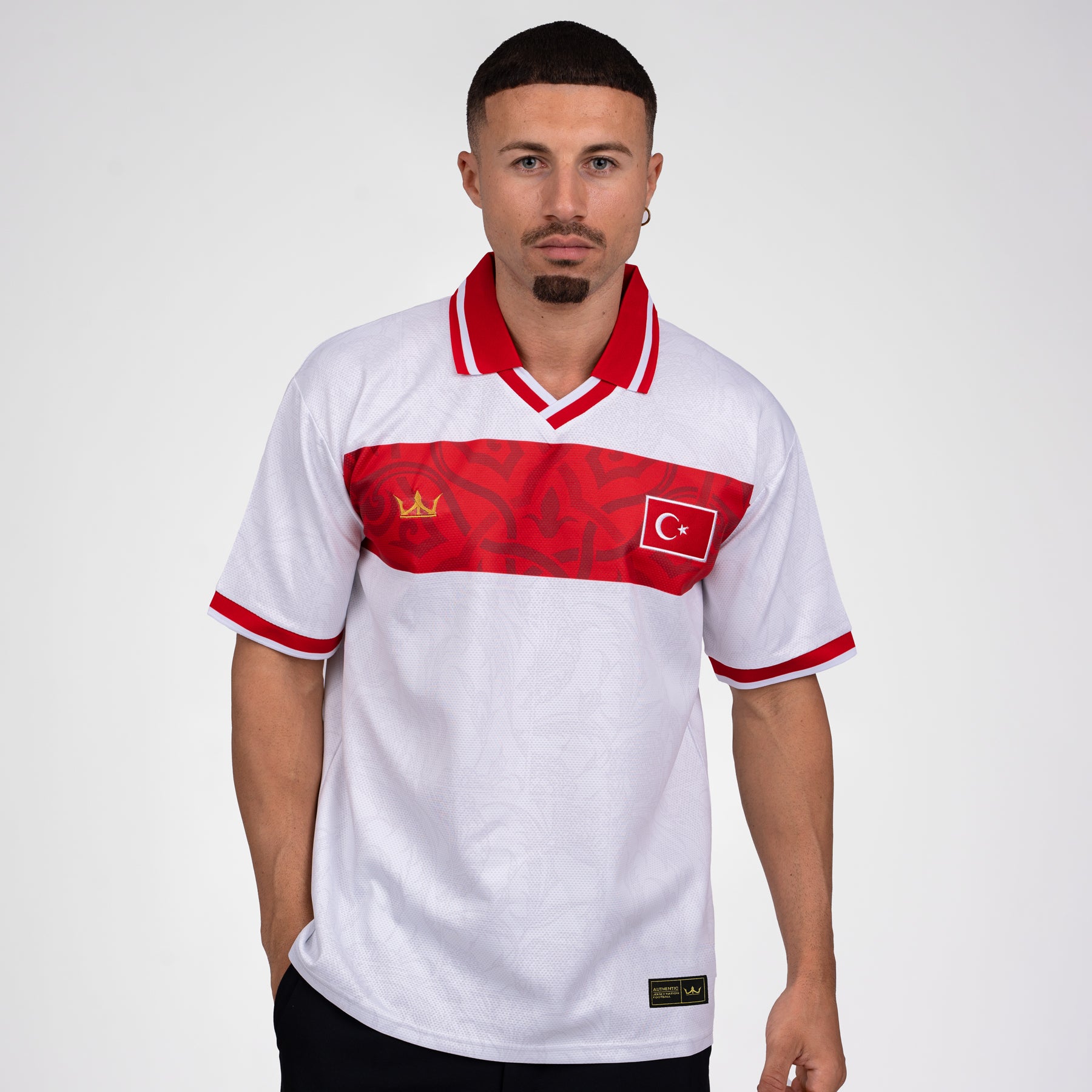 Turkiye Heritage Retro Custom Football Jersey World Shirt Front