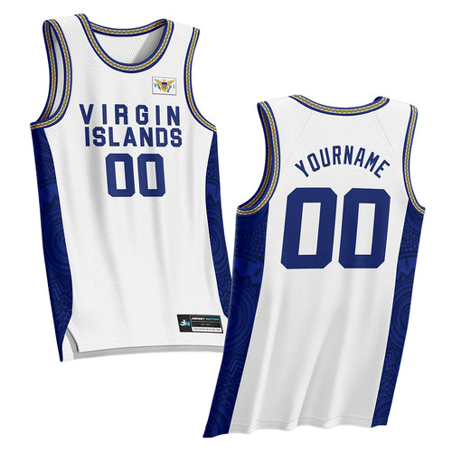 US Virgin Islands Heritage Custom Basketball Jersey